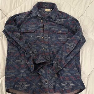 Faherty Patterned Button-Up Shirt